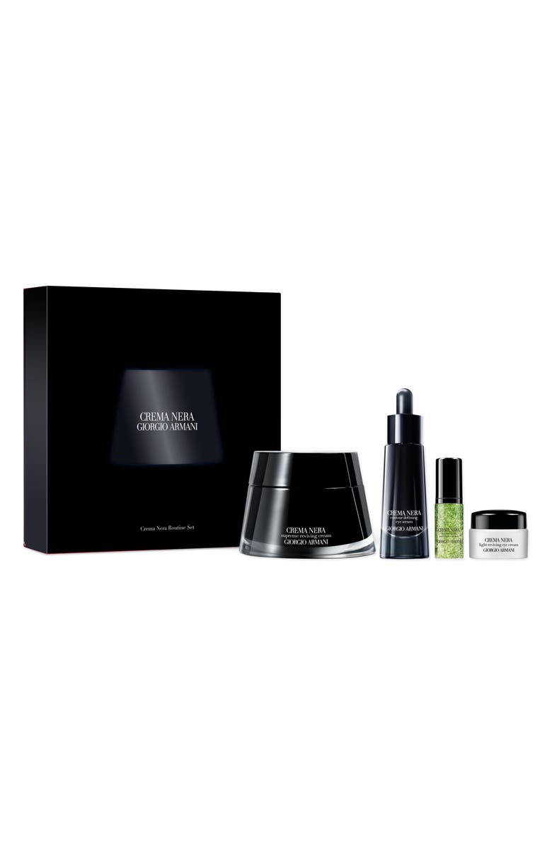 ARMANI beauty Crema Nera Skin Care Routine Set (Nordstrom Exclusive) $620 Value, Main, color, 