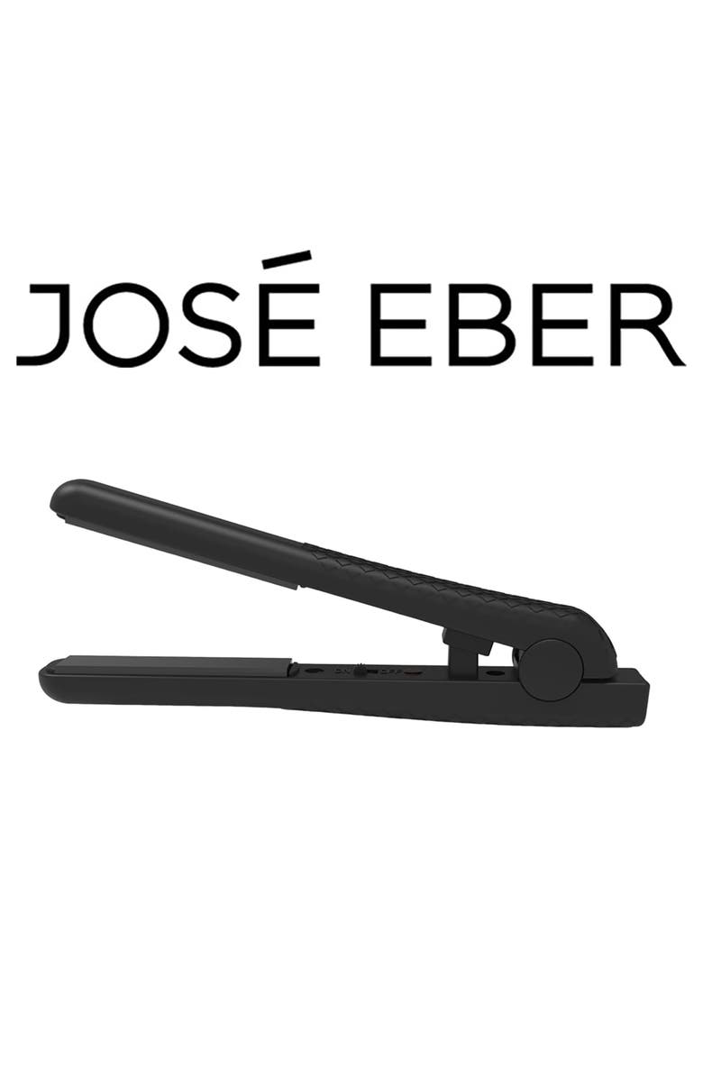 Jose Eber Petite 1/2 Inch Flat Iron, Alternate, color, Black