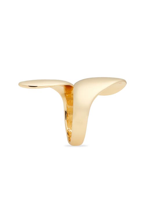 Open Edit Bypass Ring In Gold
