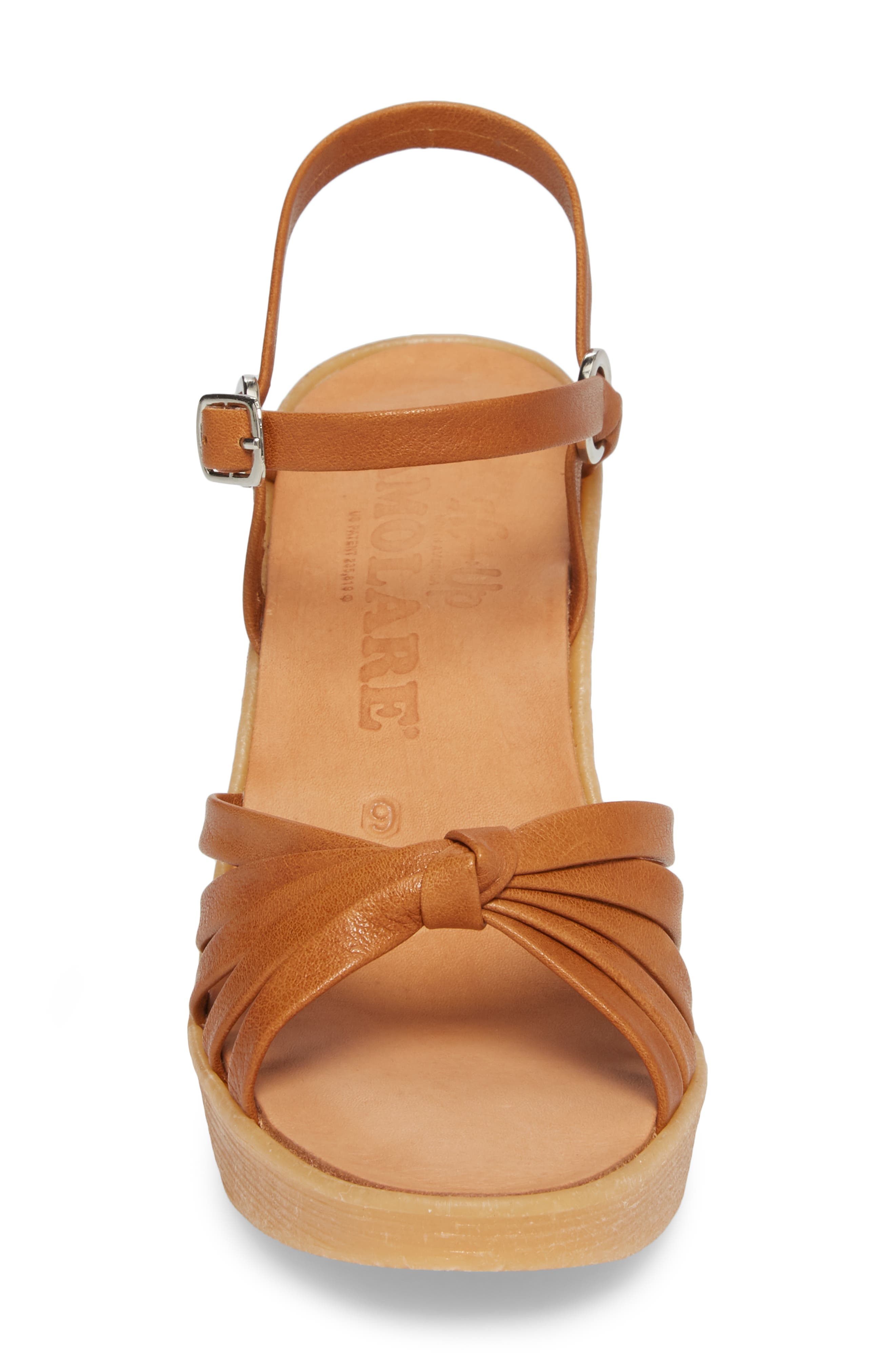 Famolare Knotty Monkey Wedge Sandal, Alternate, color, 
