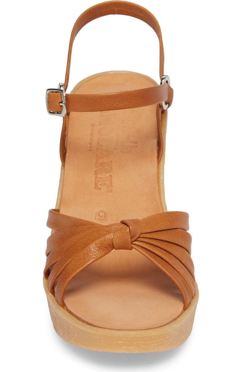 Famolare Knotty Monkey Wedge Sandal, Alternate, color,