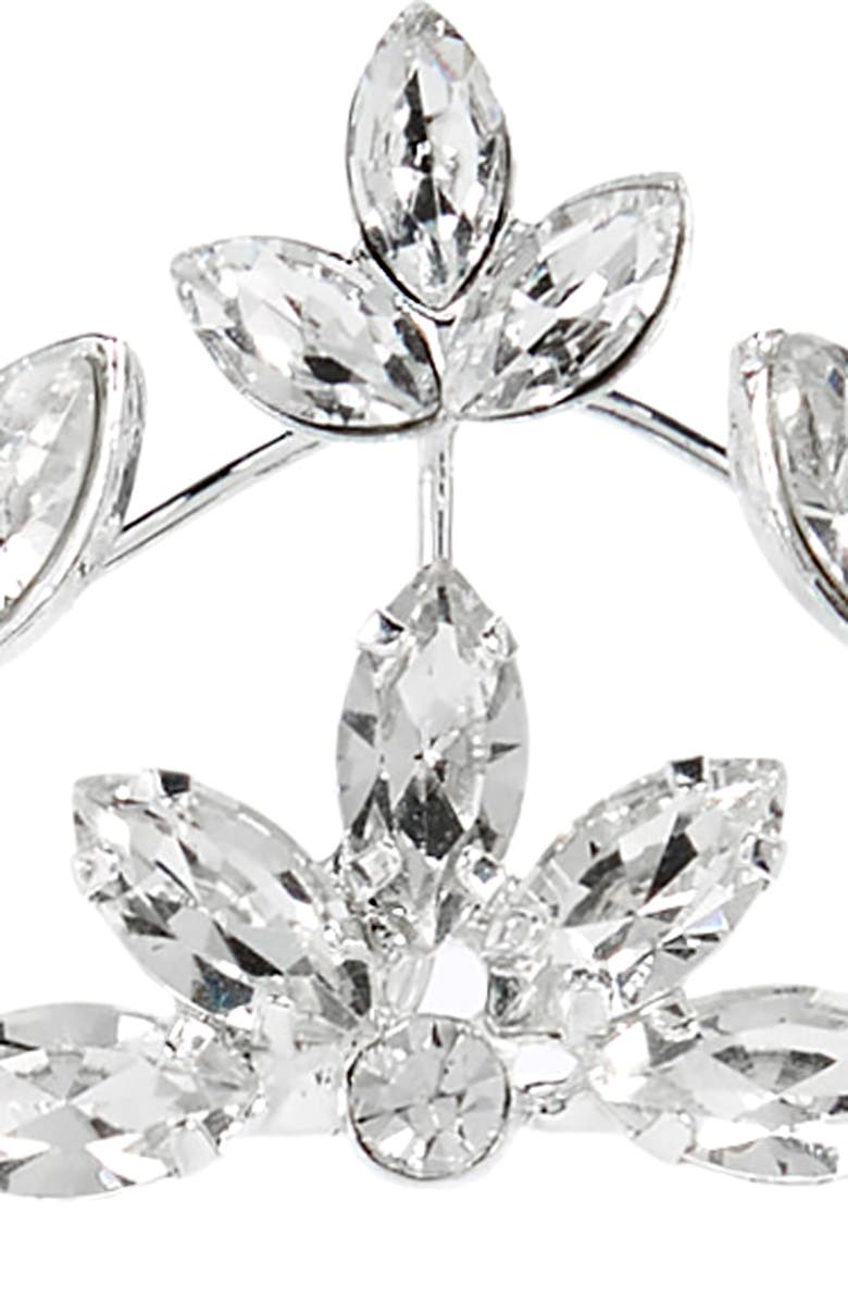 Brides & Hairpins Venice Crown Comb, Alternate, color, Classic Silver