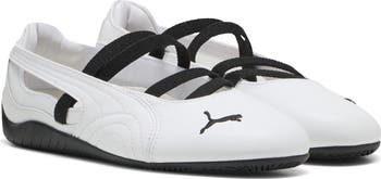 【Puma 】 Speedcat Ballet Leather Puma White Puma Black Speedcat Ballet Leather Women's Shoes | PUMA