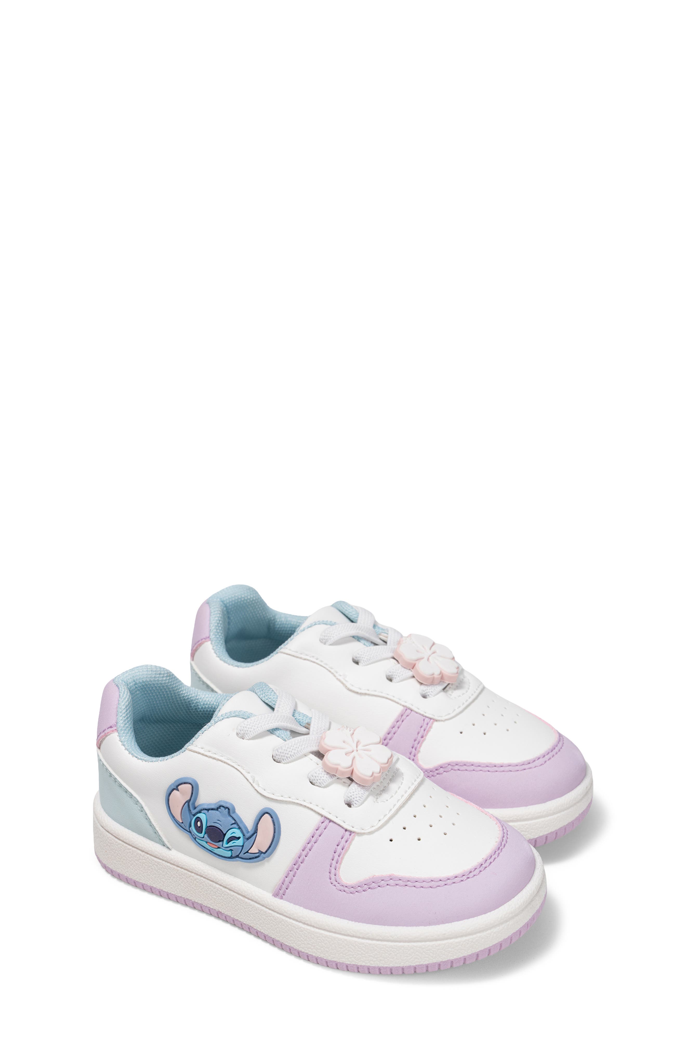 Kids' Stitch Court Sneaker, Alternate, color, LIGHT BLUE