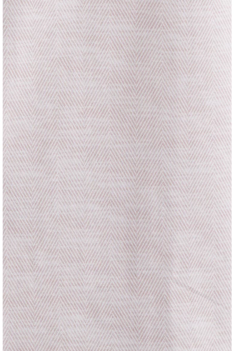 Miles OoohCotton® Herringbone Print Short Sleeve Button-Up Shirt, Alternate, color, WOOD ROSE
