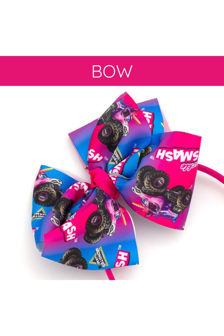 Bow Headband, Alternate, color, Pink Sparkle Smash