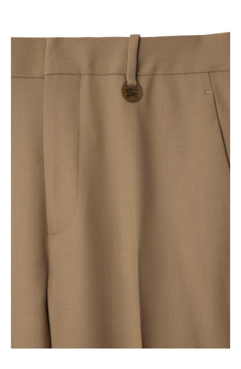 Burberry Wool Tailored Trousers, Alternate, color, Puddle