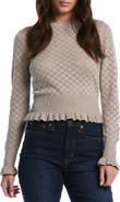 Laundry by Shelli Segal Tie Neck Collared Sweater