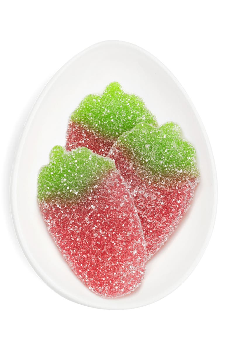 sugarfina Hello Kitty<sup>®</sup> Set of 4 Sour Strawberry Gummies Candy Cubes, Alternate, color, 