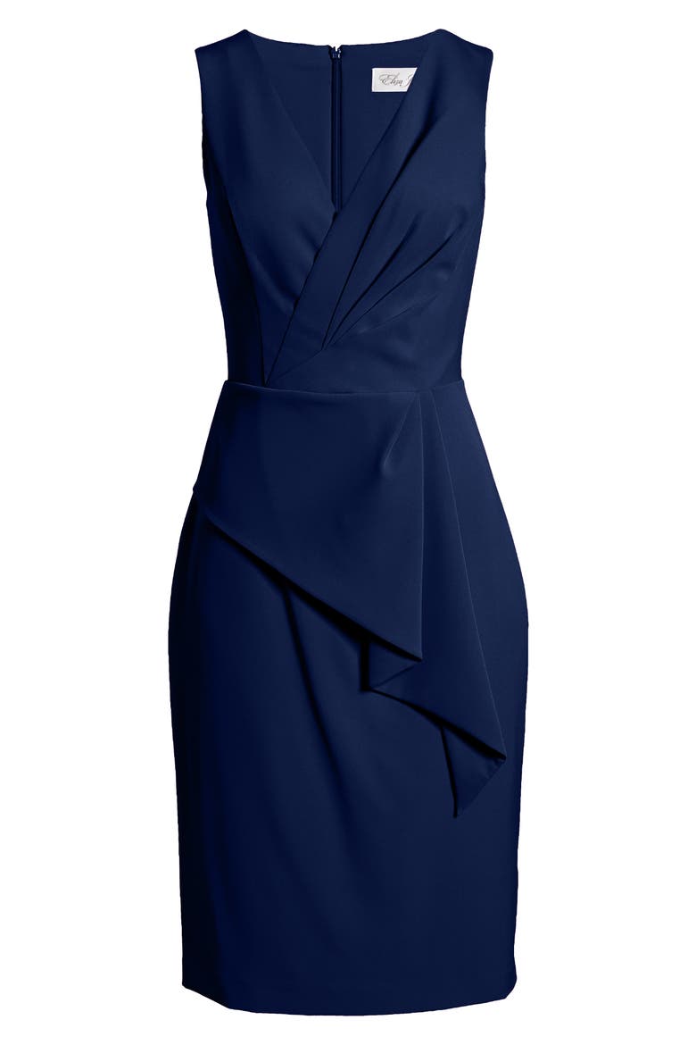 Gathered Body-Con Dress, Alternate, color, NAVY