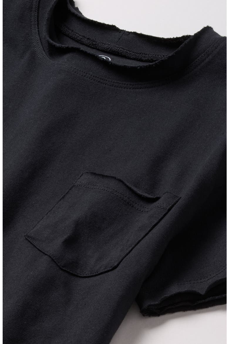 Kids' Boxy Pocket T-Shirt, Alternate, color, BLACK JET