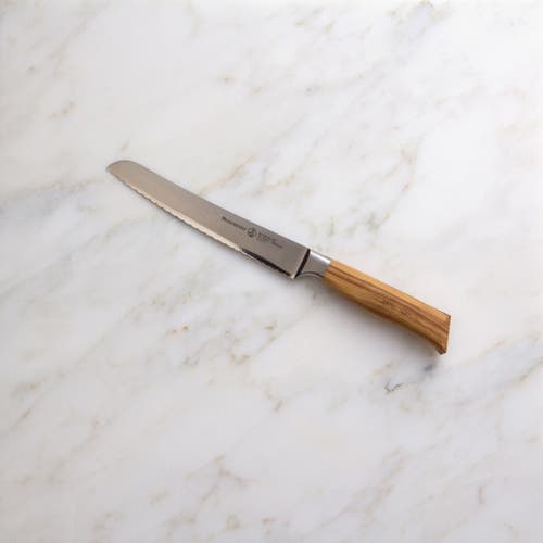 Messermeister Oliva Elite Reverse Scalloped Utility Knife 6 Inches In Brown