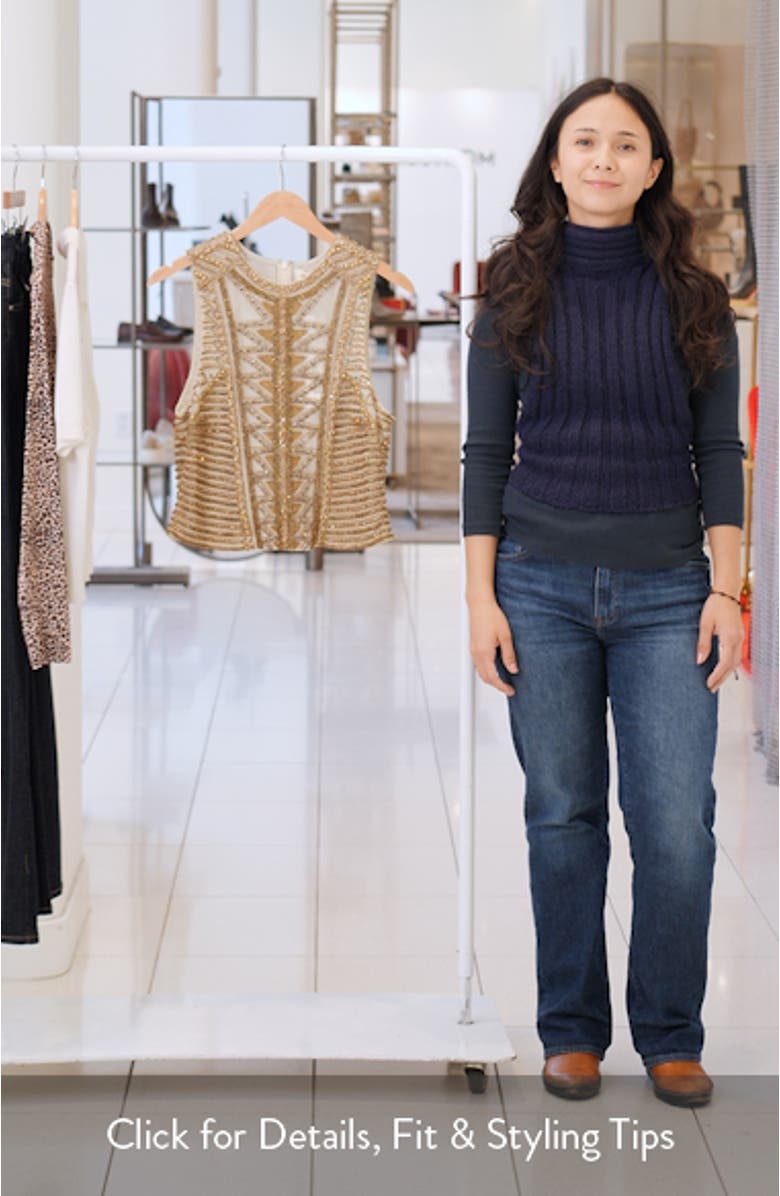 Kienna Embellished Sleeveless Top, sales video thumbnail