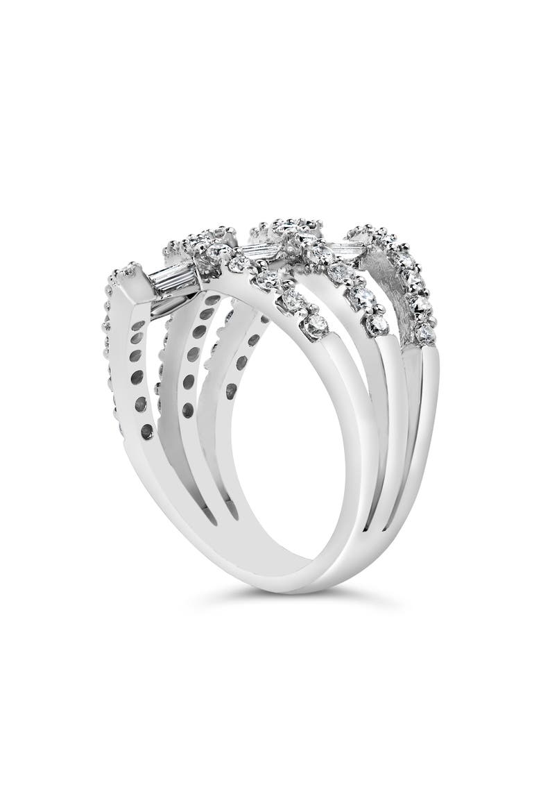 18kt White Gold 1 3/4ct TDW Diamond Ring, Alternate, color, White