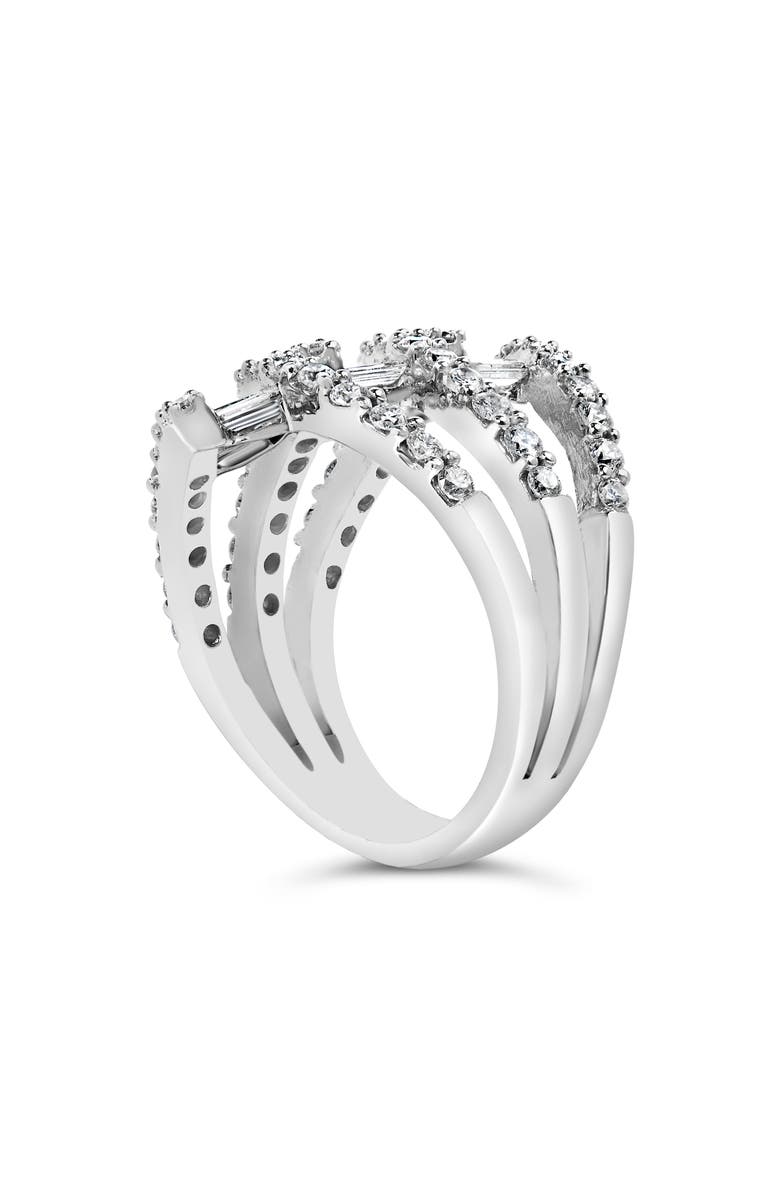 Haus of Brilliance 18kt White Gold 1 3/4ct TDW Diamond Ring, Alternate, color, White