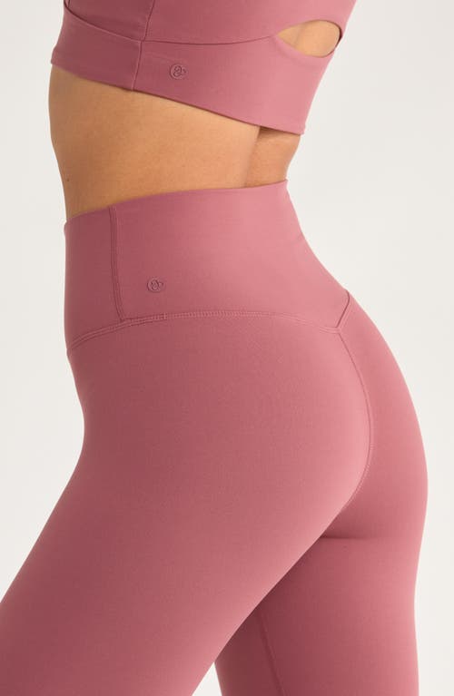 Zella Studio Luxe High Waist 7/8 Leggings In Pink