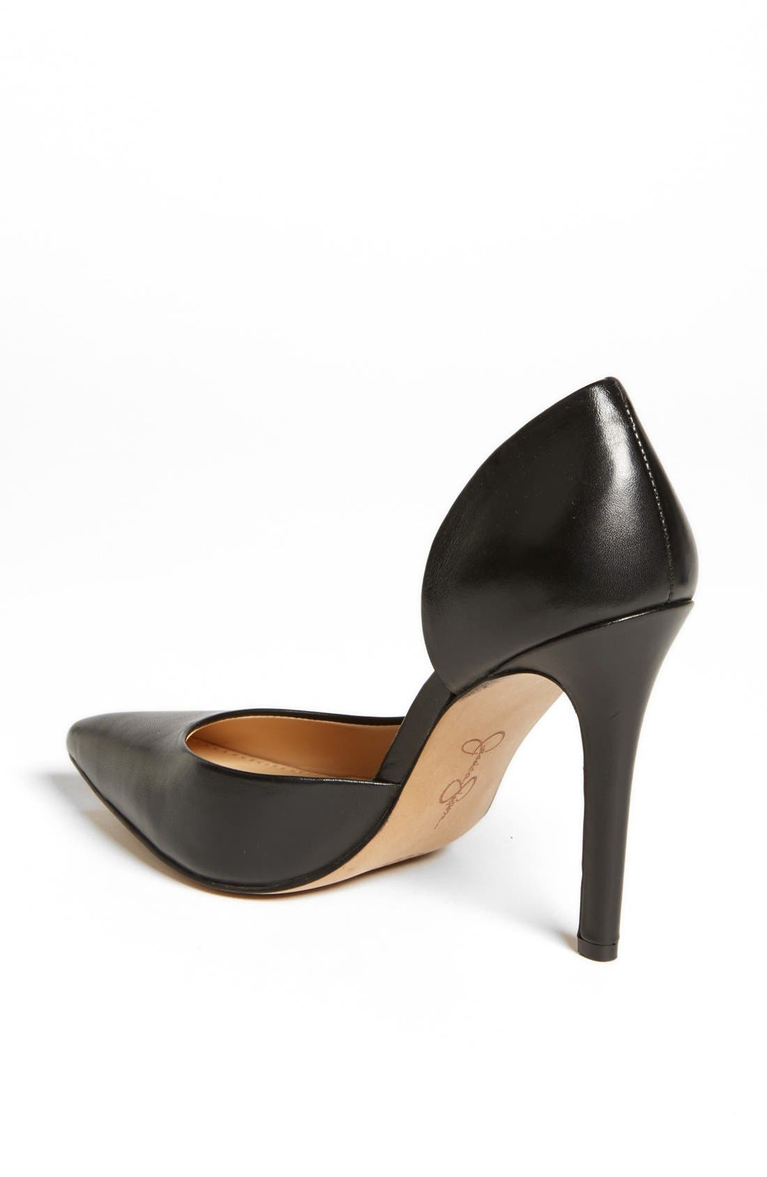 Jessica Simpson 'Claudette' Half d'Orsay Pump, Alternate, color, 