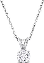 Julianna B. 1 CTW Lab-Grown Diamond Solitaire Necklace Platinum