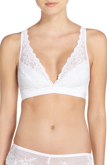 ★GLOWNY★WHISPER LACE BRALETTE (WHITE)★正規品/韓国直送料込 Wacoal Embrace Lace® Wire Free Bralette | Nordstrom