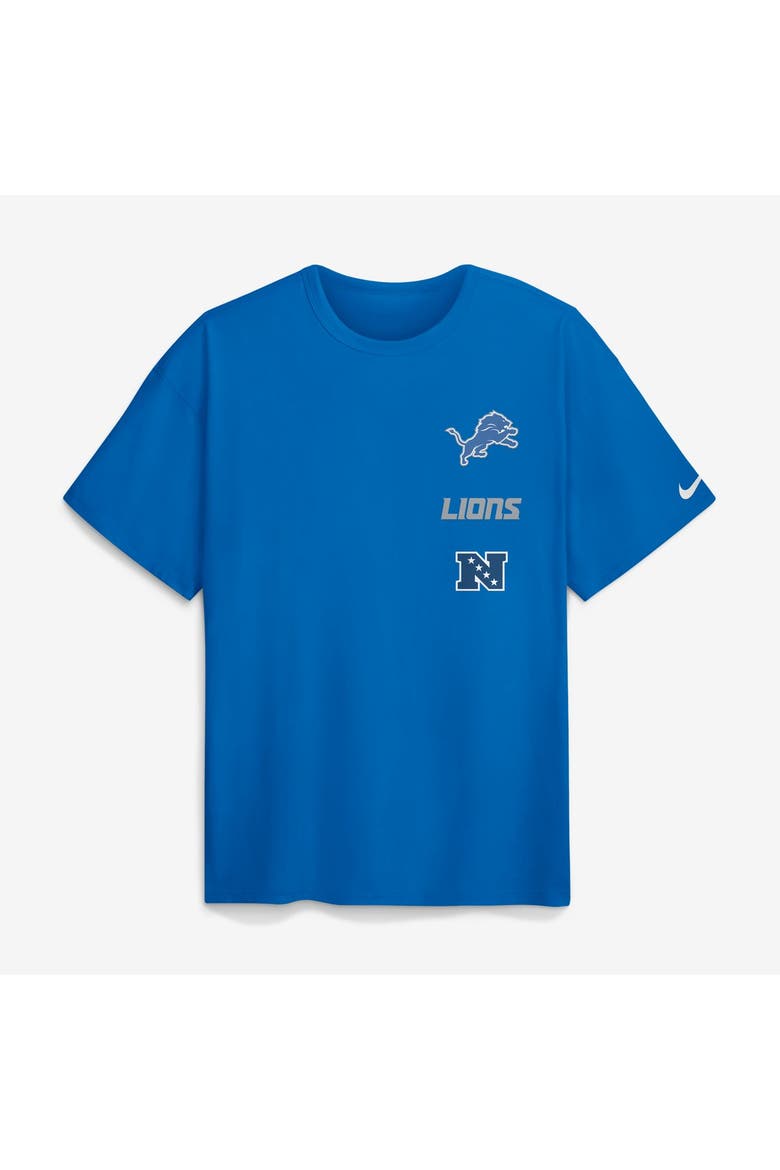 Men's Nike Blue Detroit Lions The Forward Heavyweight Max90 T-Shirt, Alternate, color, Blue