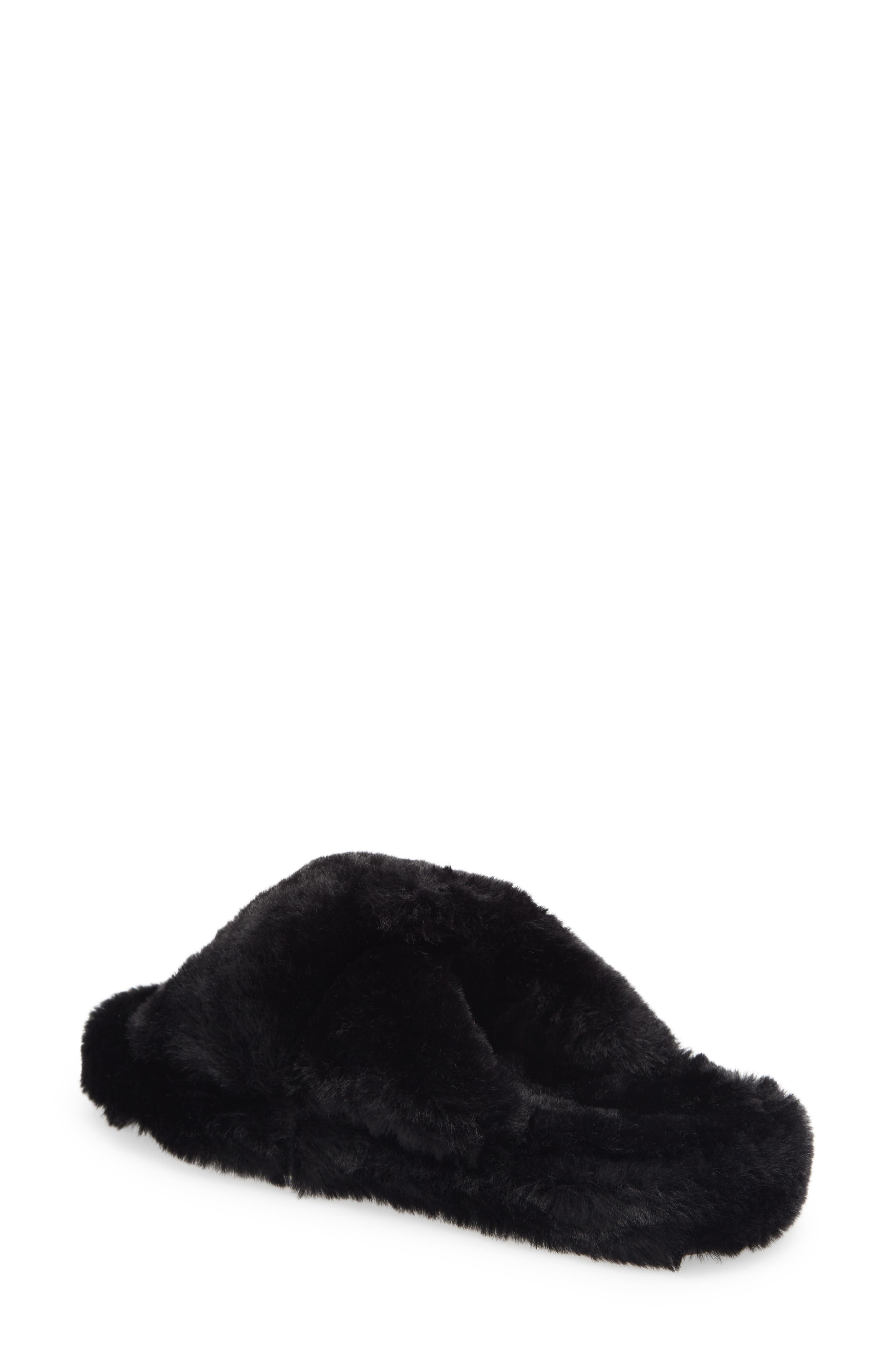 Ted Baker London Lopply Faux Fur Slipper, Alternate, color, 