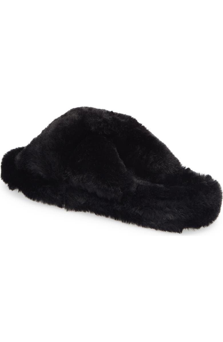 Ted Baker London Lopply Faux Fur Slipper, Alternate, color,