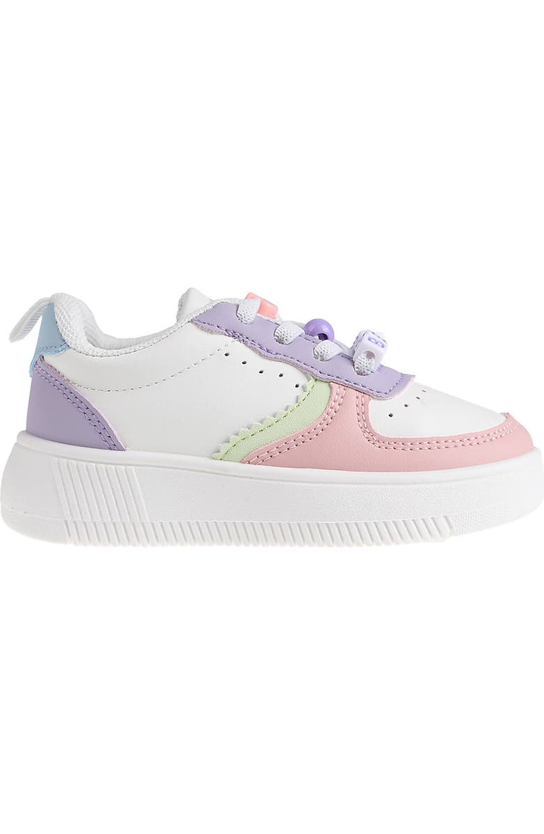 bebe Kids' Court Sneaker, Alternate, color, Purple Multi