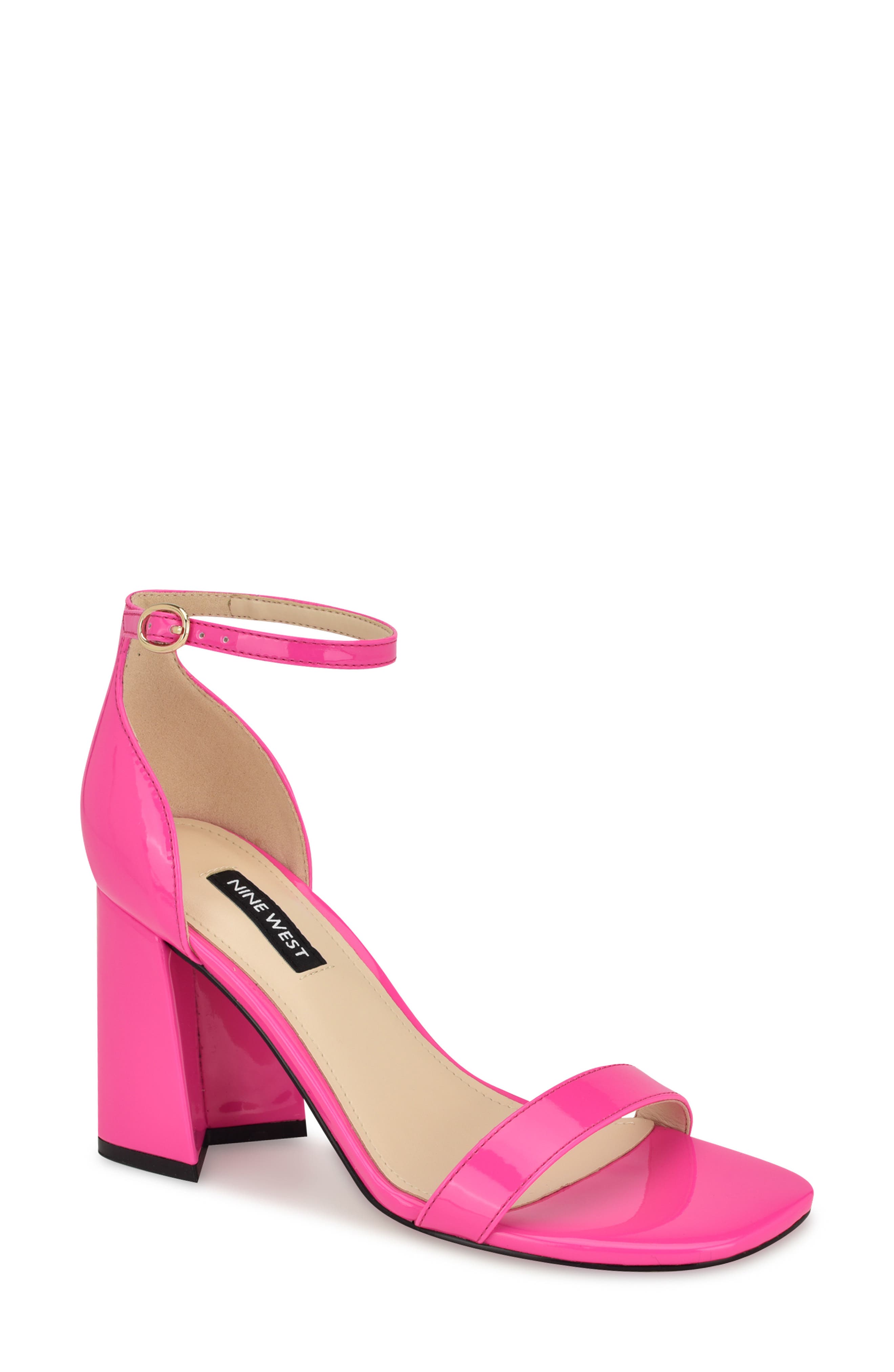Nine West Ilea Patent Ankle Strap Sandal