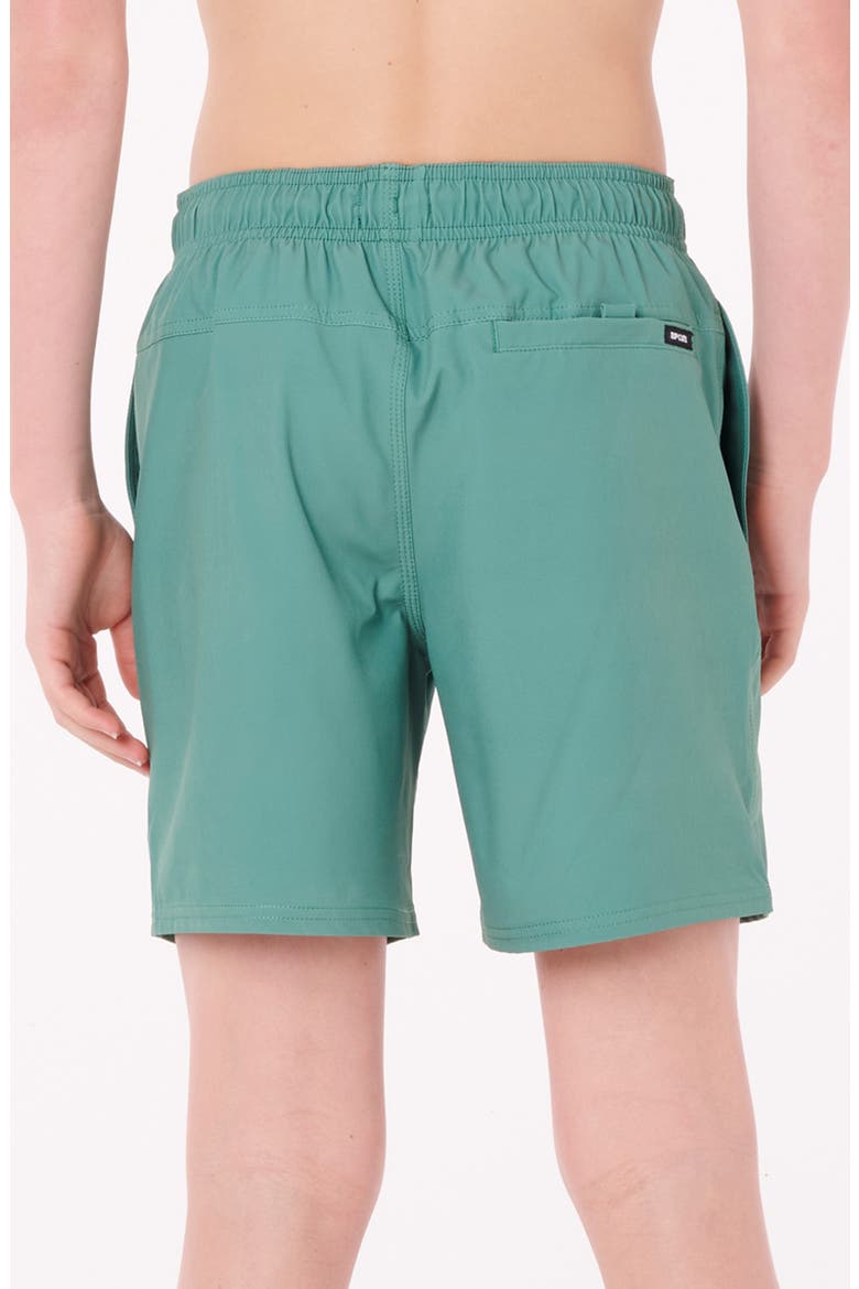 Kids' Volley Swim Trunks, Alternate, color, LEAF GREEN