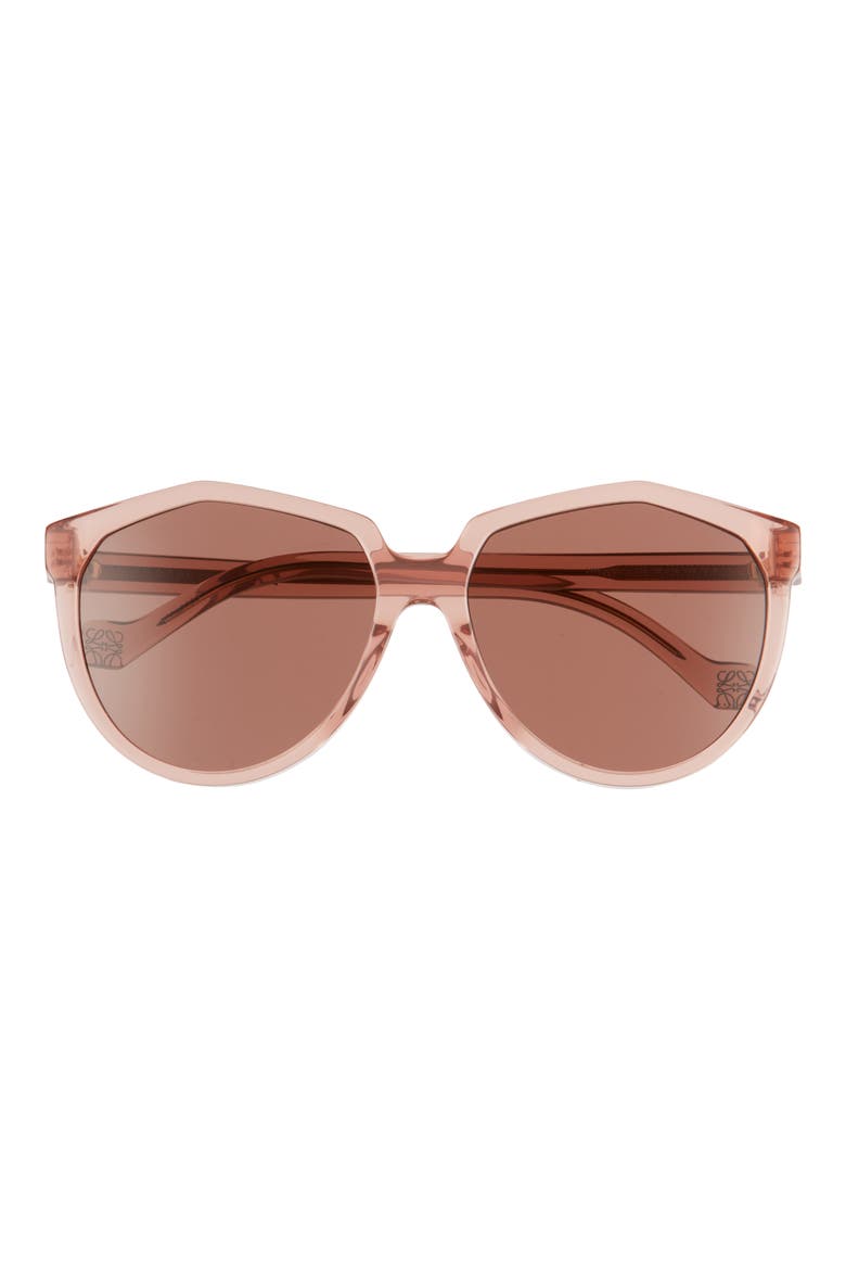 59mm Cat Eye Sunglasses, Main, color, SHINY PINK/ ROSE