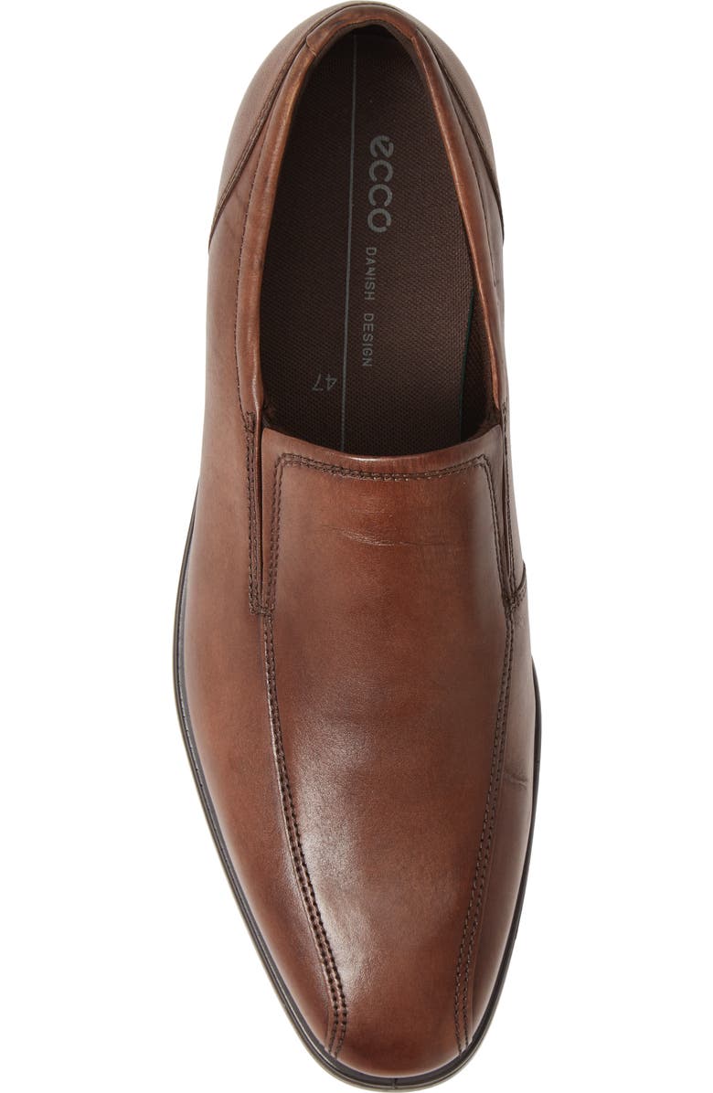 ECCO Queenstown Bike Toe Slip-On Leather Loafer, Alternate, color,