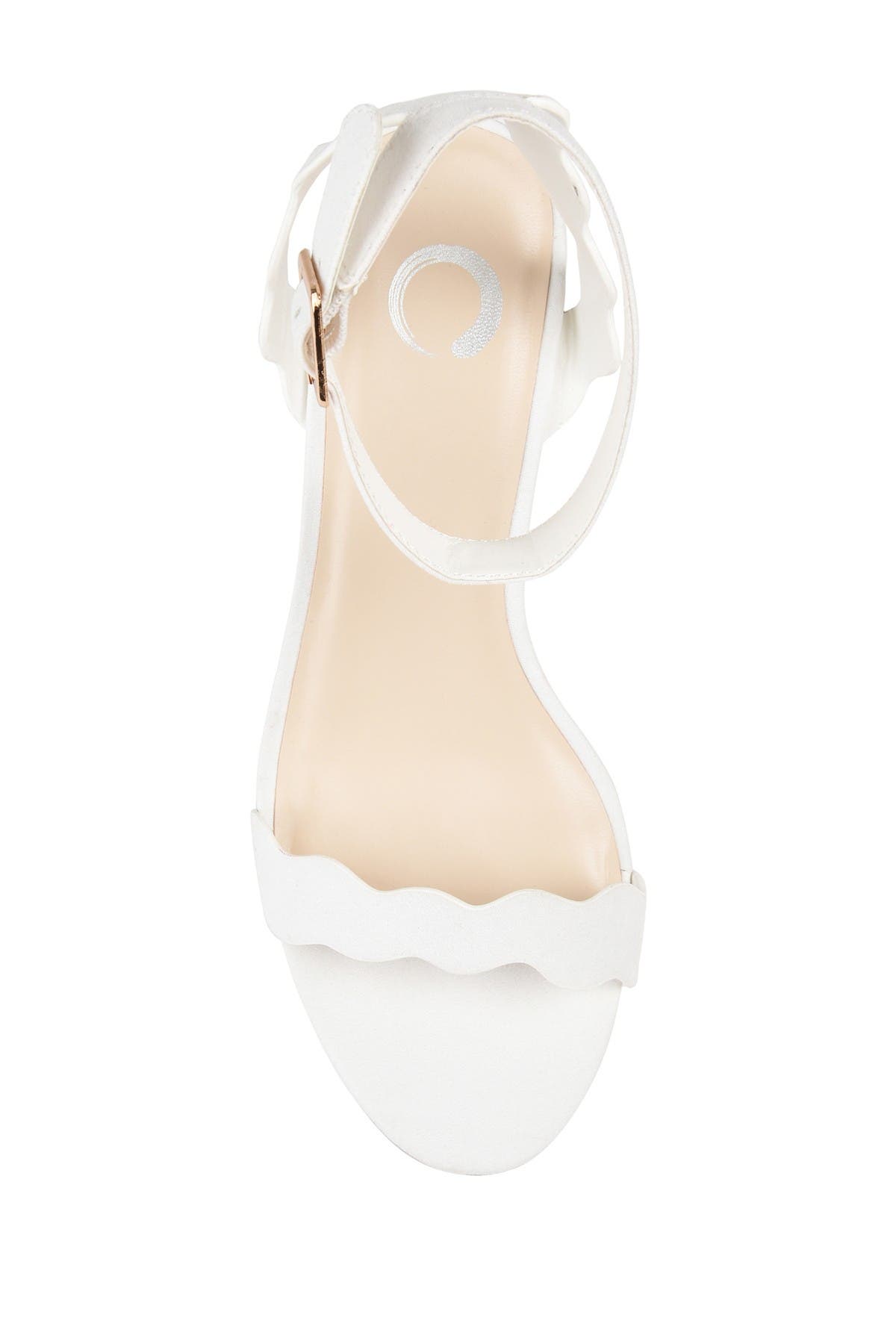 JOURNEE Loucia Wedge Sandal, Alternate, color, WHITE