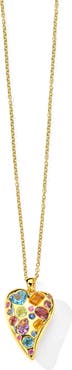 Ippolita Rock Candy Valentina Crystal Heart Pendant Necklace