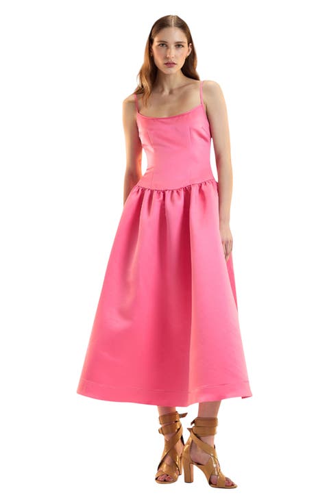 The Genevive Silk Dress