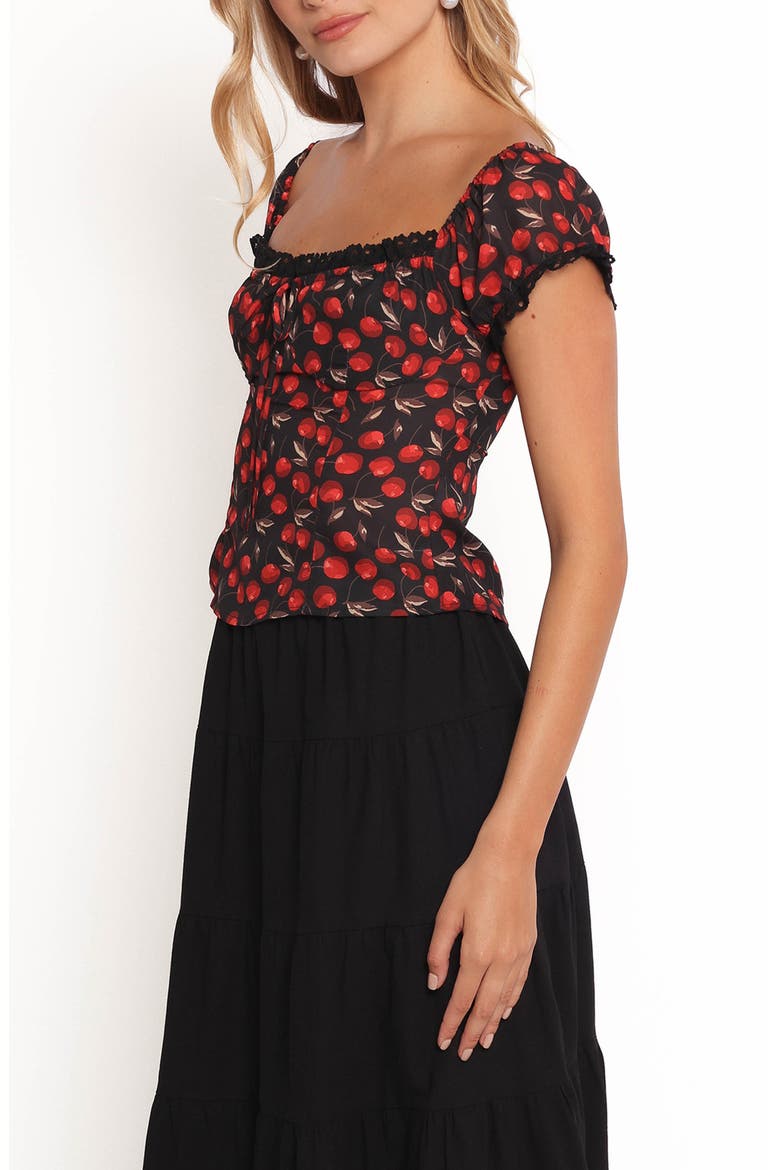 Wello Bustier Top, Alternate, color, CHERRY