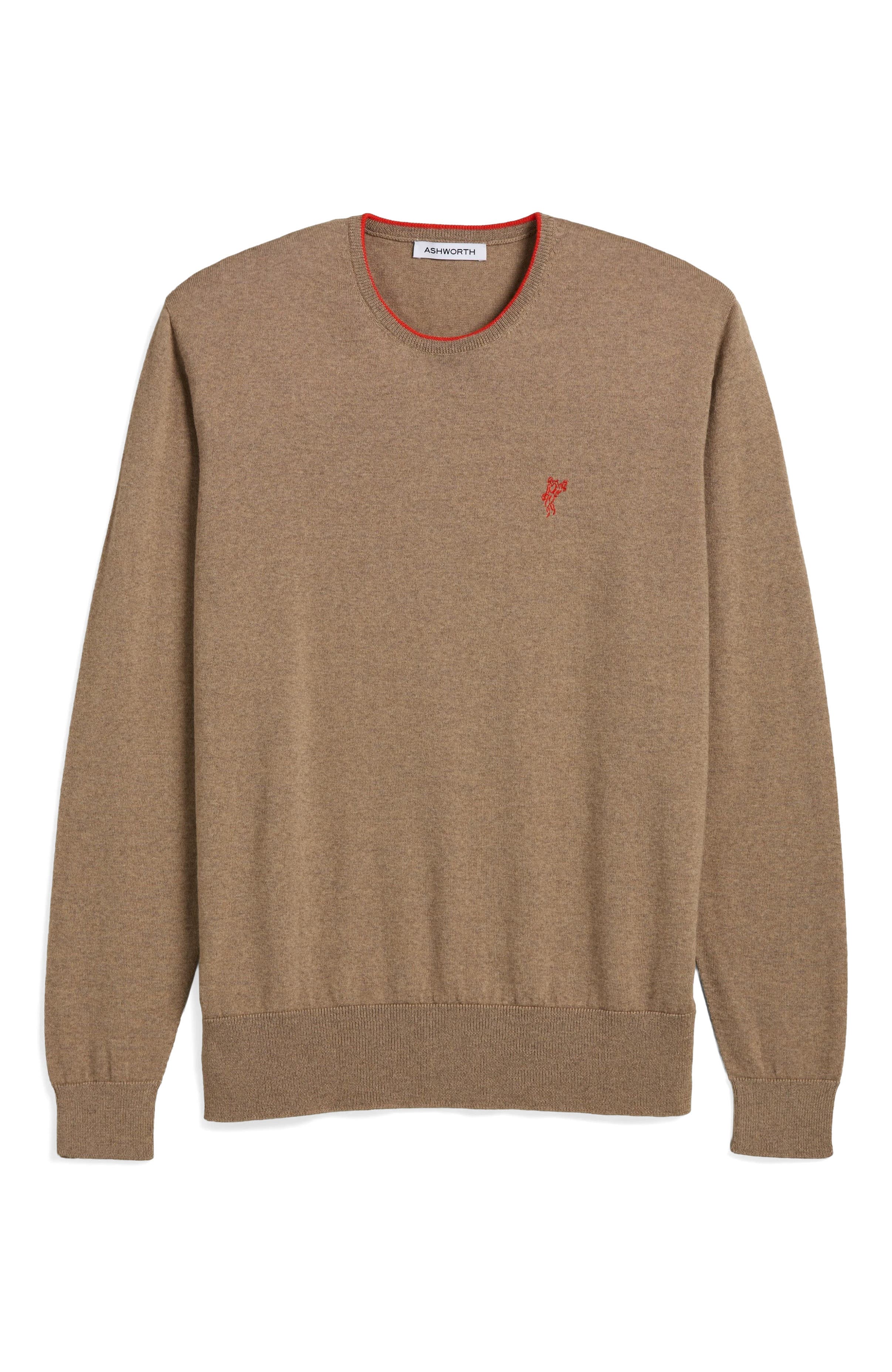 Extrafine Merino Tipped Crewneck - image 2