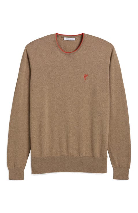 Extrafine Merino Tipped Crewneck