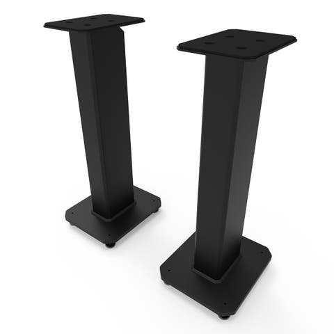 SX26 26" Tall Fillable Speaker Stands with Isolation Feet - Pair
