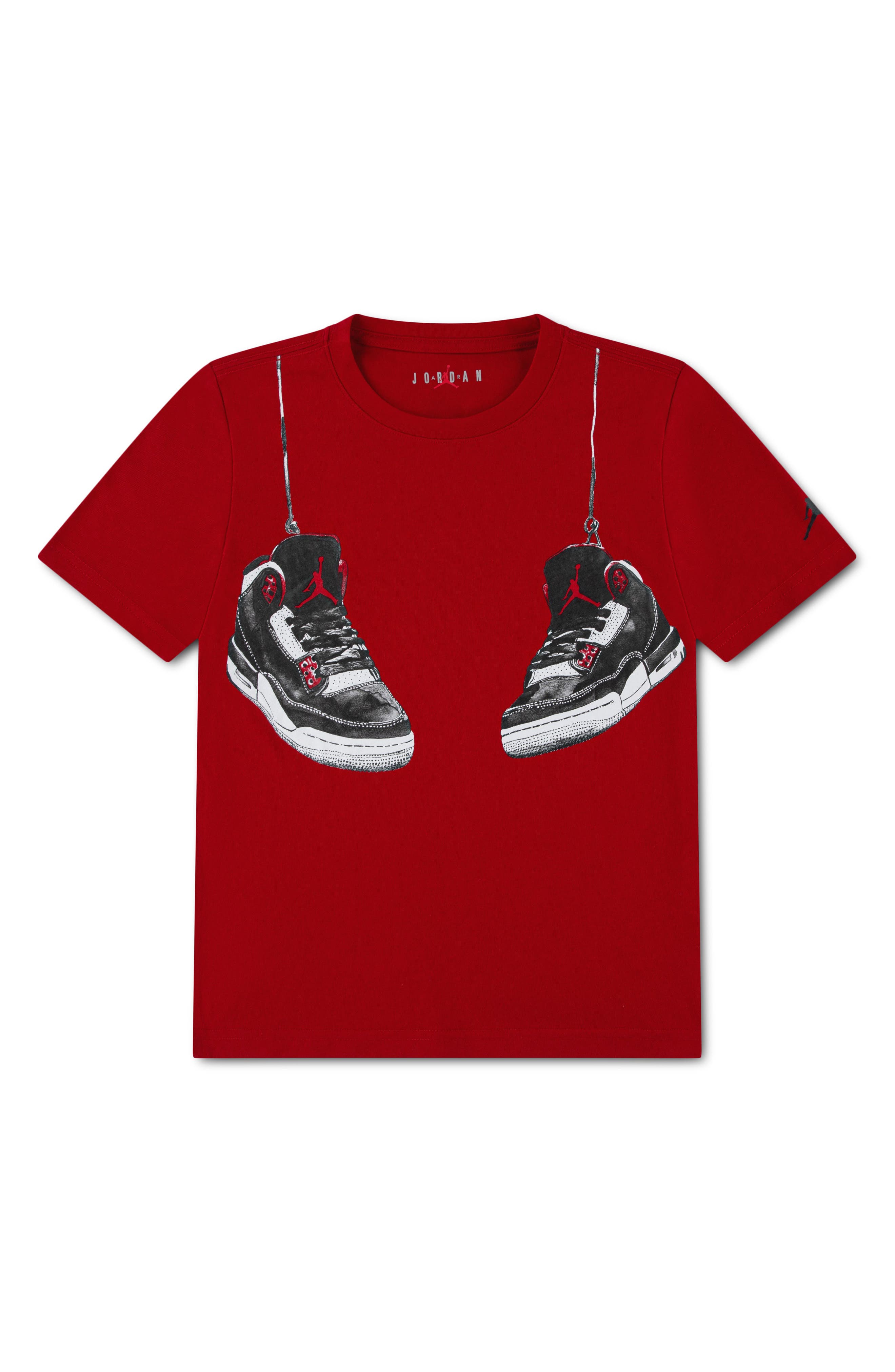 white and red jordan outfit