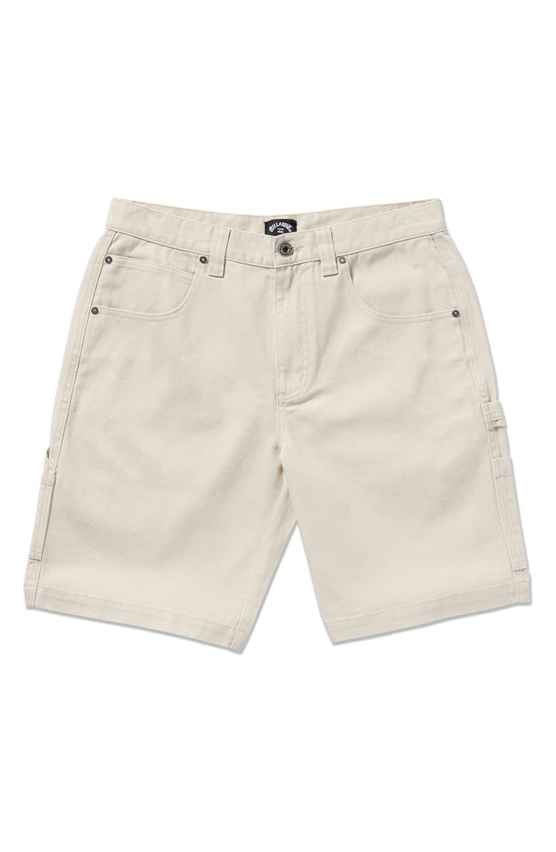Billabong Bad Dog Denim Shorts, Alternate, color, Chino