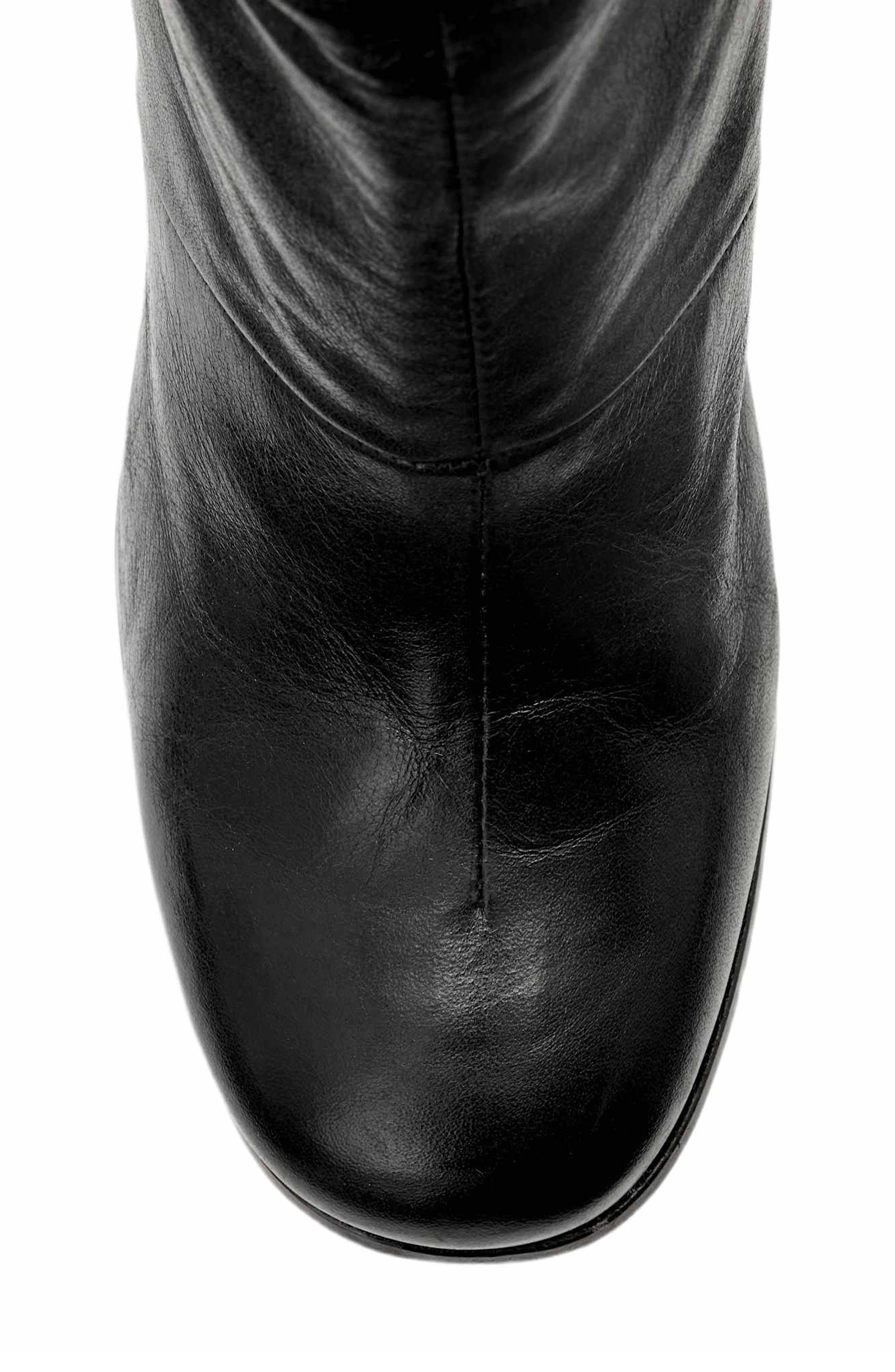 Marisa Leather Knee High Boot, Alternate, color, BLACK