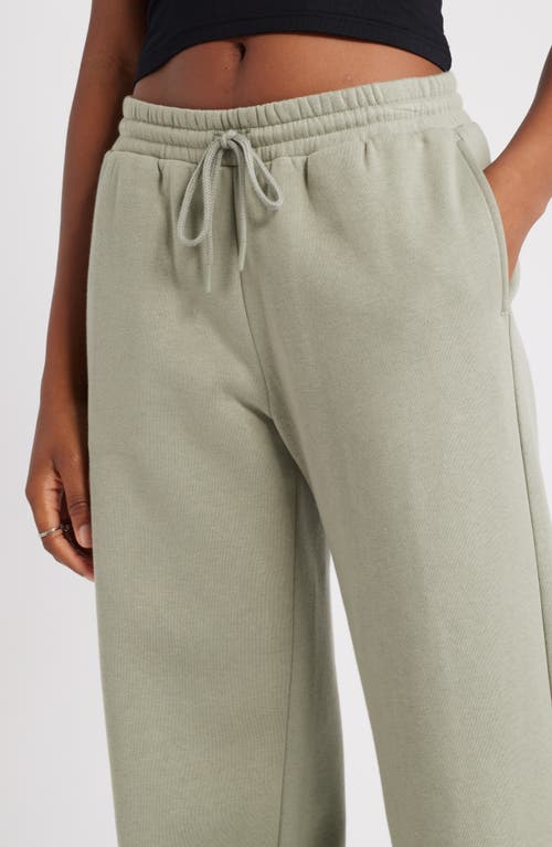 Bp. Wide Leg Fleece Pants In Neutral