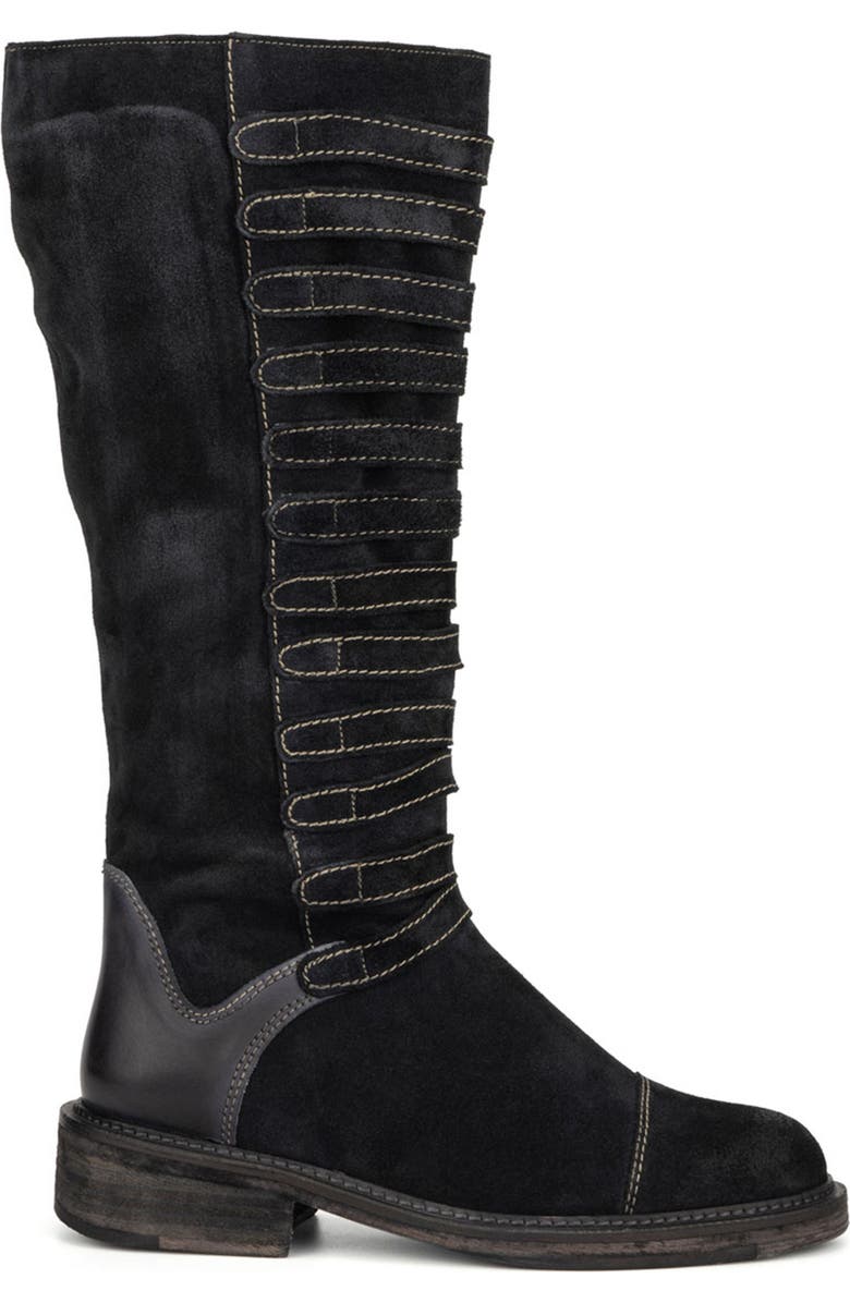 VINTAGE FOUNDRY Evelyn Topstitched Boot, Alternate, color, Black