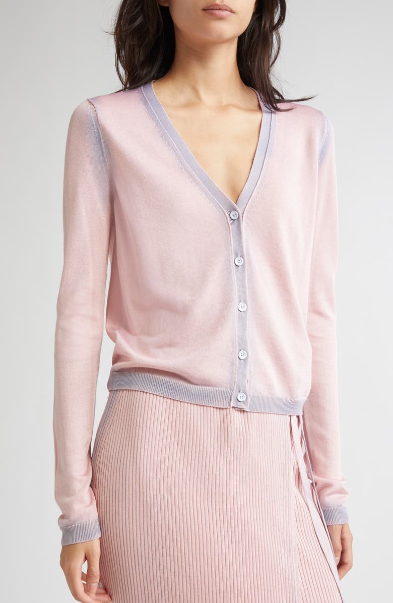 DIESEL<sup>®</sup> Ombré Cardigan, Alternate, color, Pink