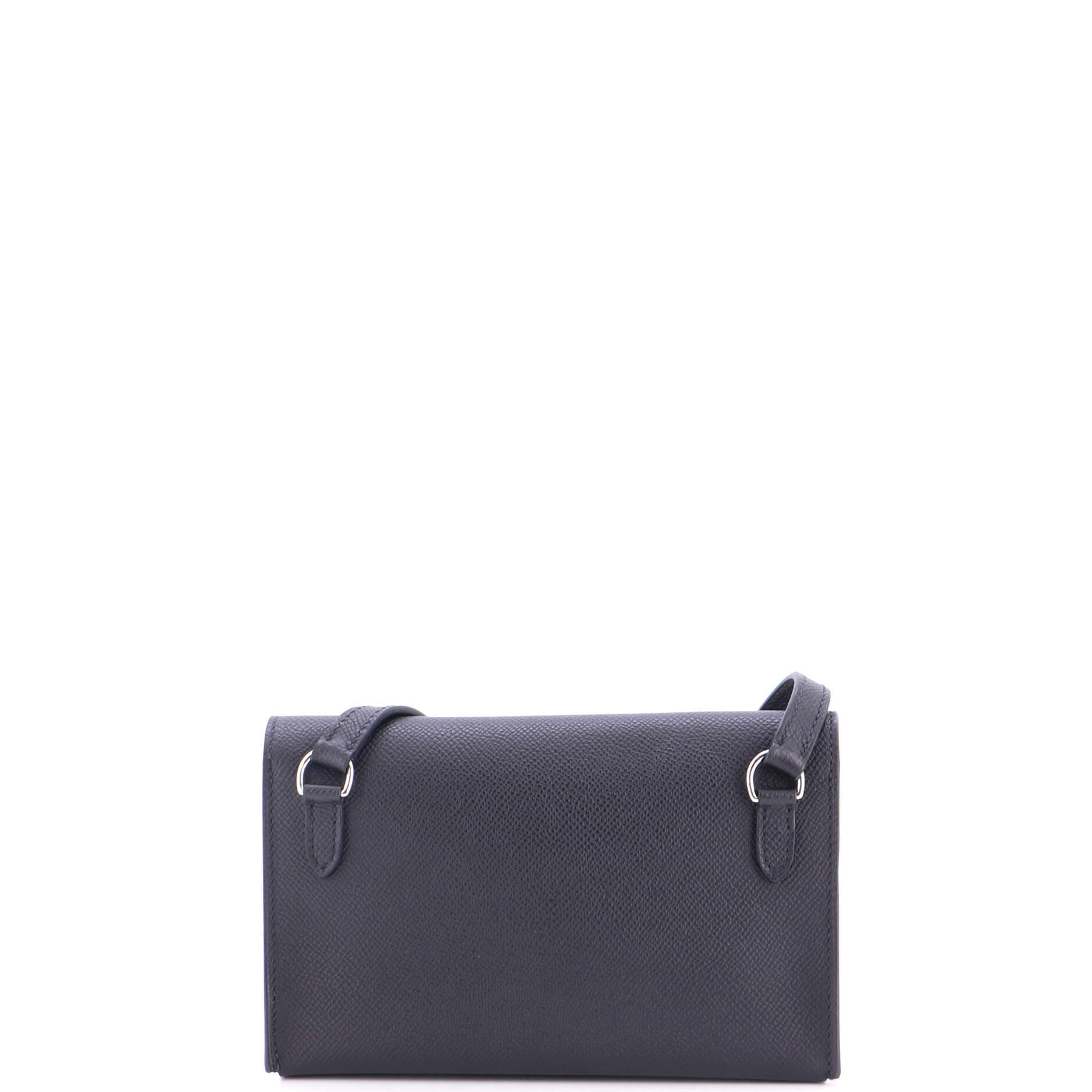 Hermesnap Wallet Bag Epsom, Alternate, color, Black