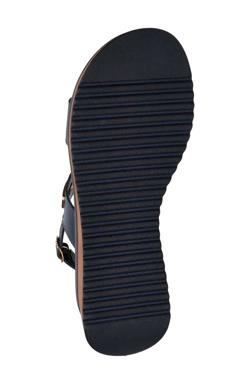 Bella Vita Vic Italy Platform Sandal In Blue