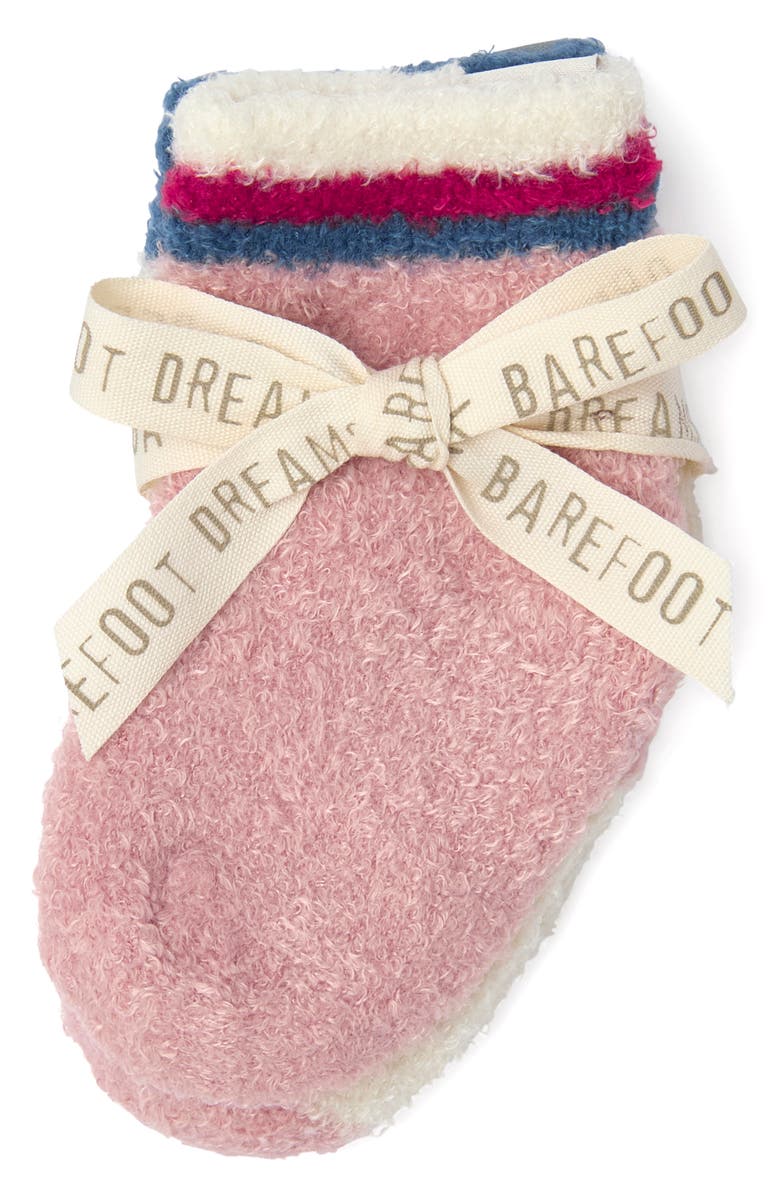 Barefoot Dreams<sup>®</sup> CozyChic Lite<sup>®</sup> Baby Heart 3-Pack Assorted Socks, Alternate, color, Cream Multi