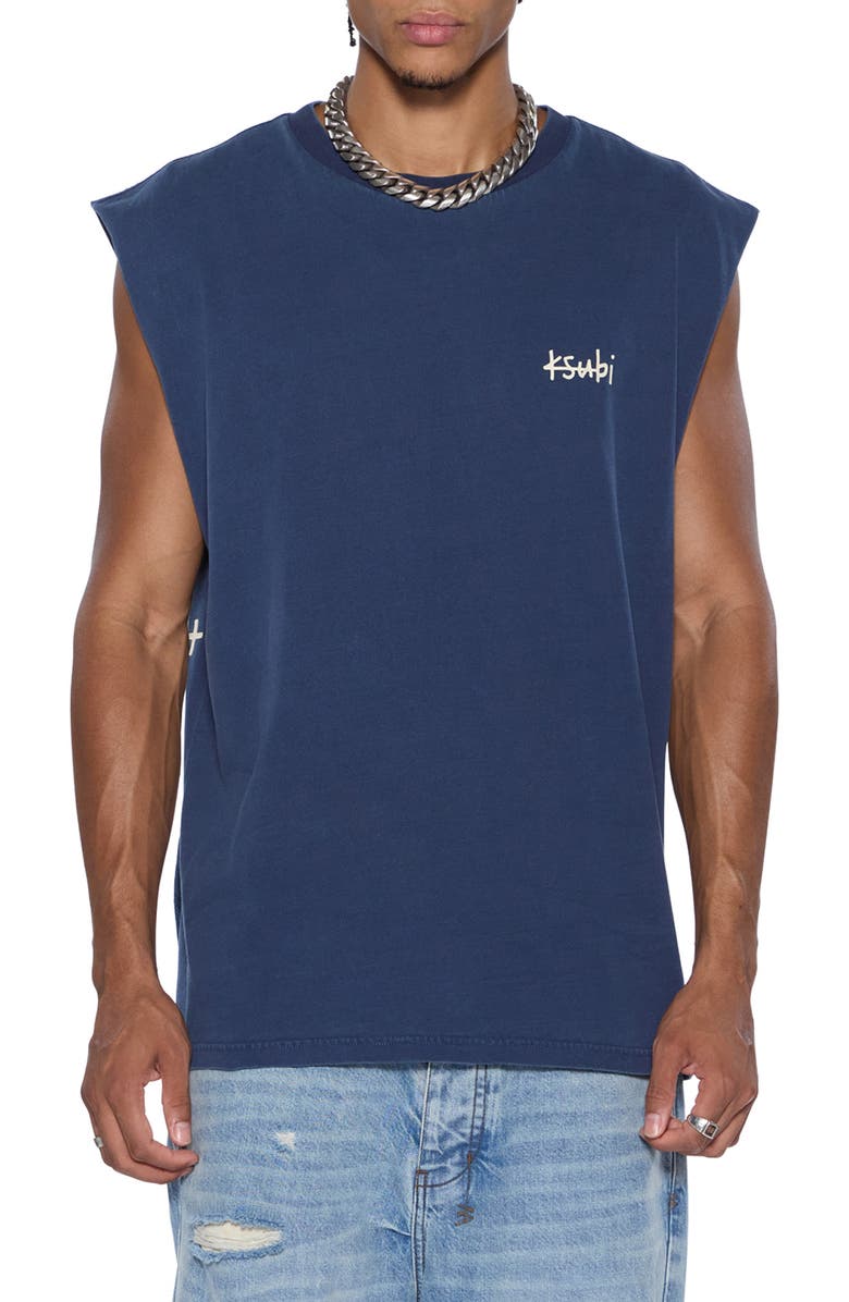 Ksubi All Day Biggie Cutoff Muscle Tee, Main, color,