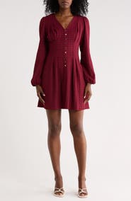 Ted Baker Puff Long Sleeve Dress