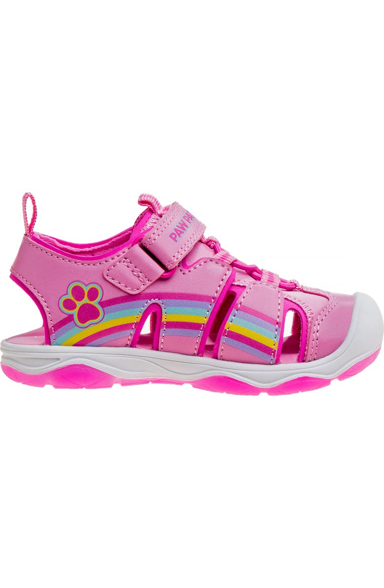 JOSMO x Paw Patrol<sup>®</sup> Kids' Skye & Everest Fisherman Sandal, Alternate, color, Pink